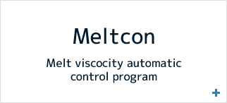 Automatic melt viscocity control program 