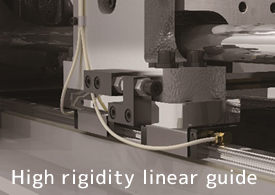 High rigidity linear guides adopted