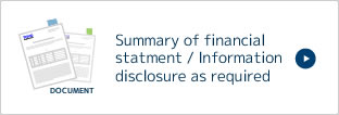 Summary of financial statment / Information disclosure as required